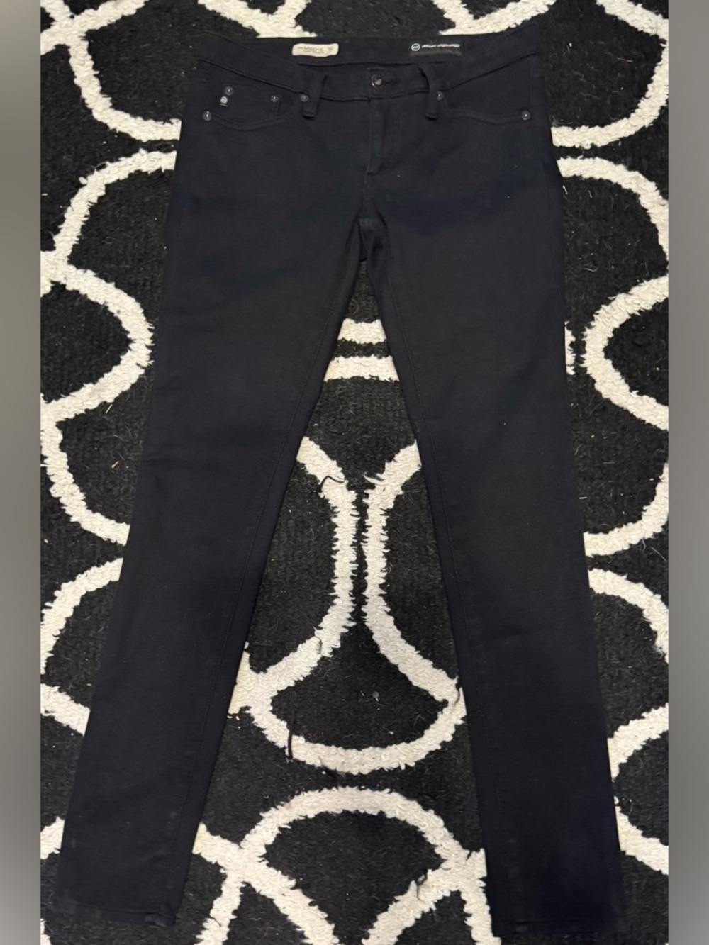 AG Adriano Goldschmied Women’s Black Skinny Jeans Size 6 (28R)